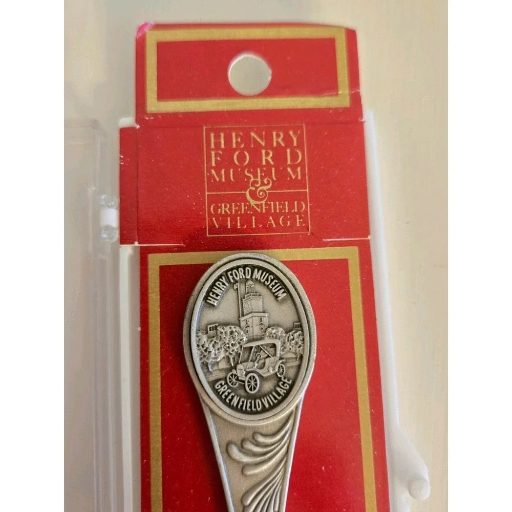 Henry Ford Museum Greenfield Village Souvenir‎ Spoon Genuine Pewter